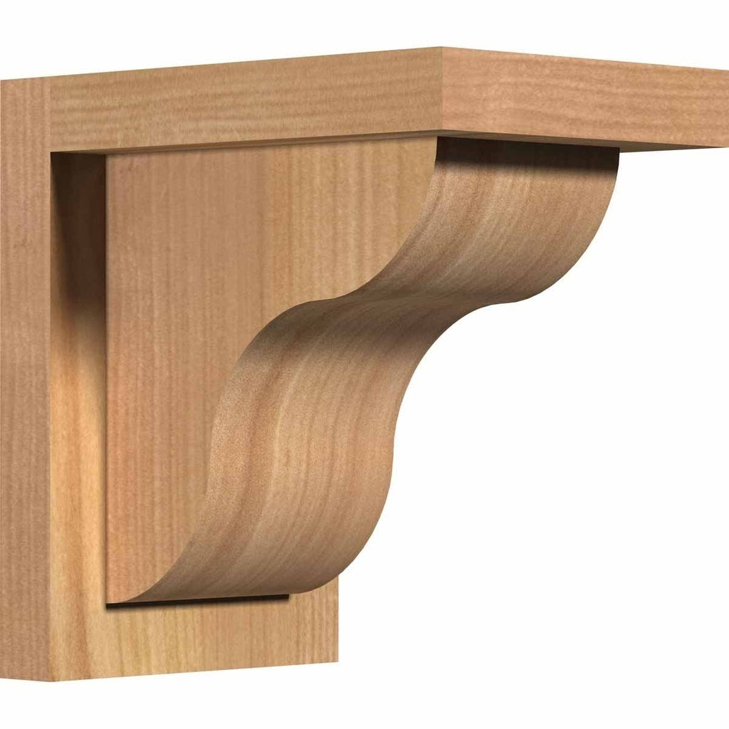 5 1/2x22W x 10x22D x 14x22H Western Red Cedar Corbel R33211