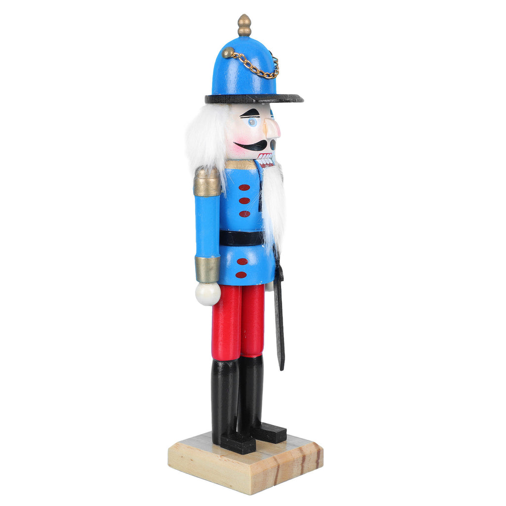 Walnut Nutcracker Doll Home Desktop Decor X7872