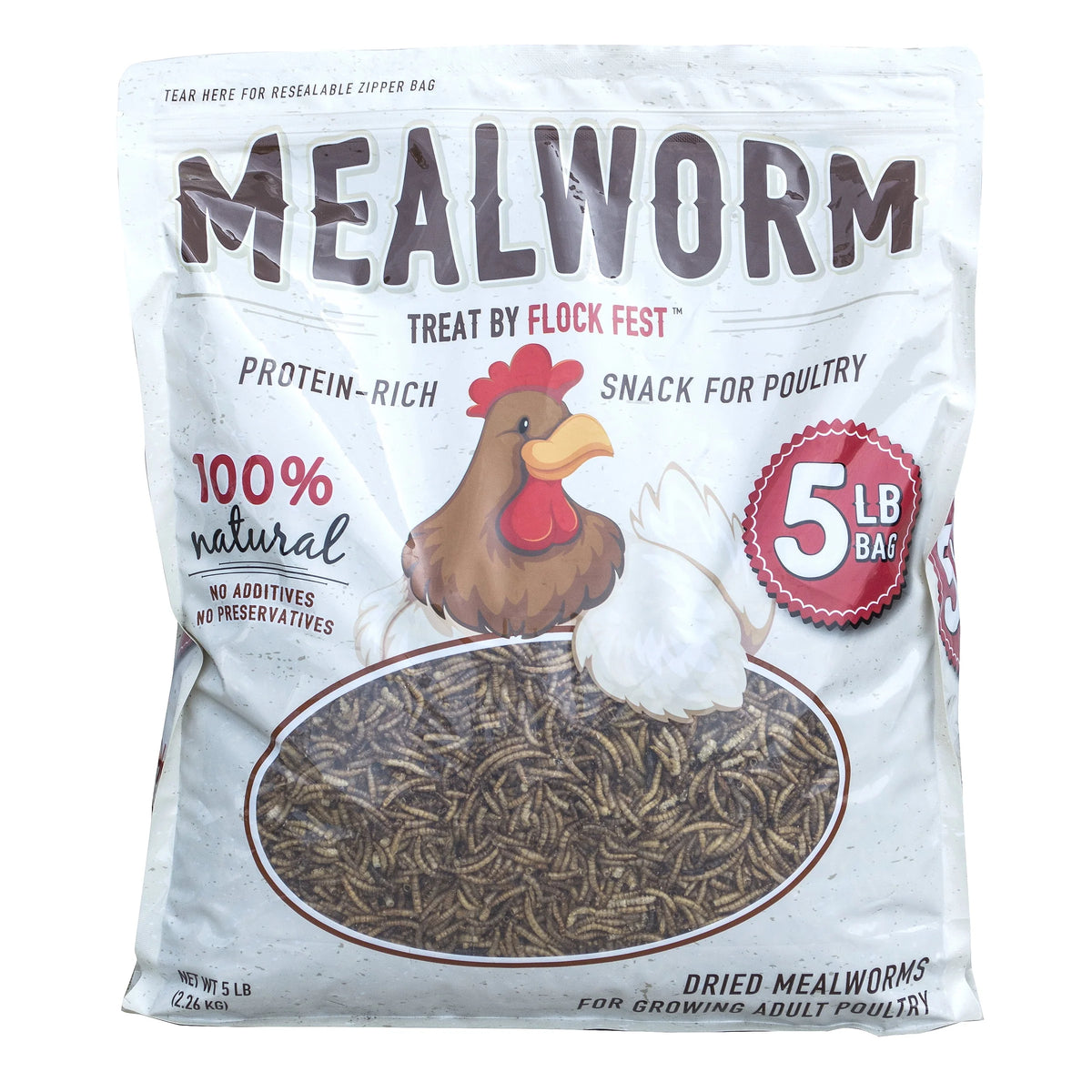 Dried Mealworms 5 lbs. Bag O74395