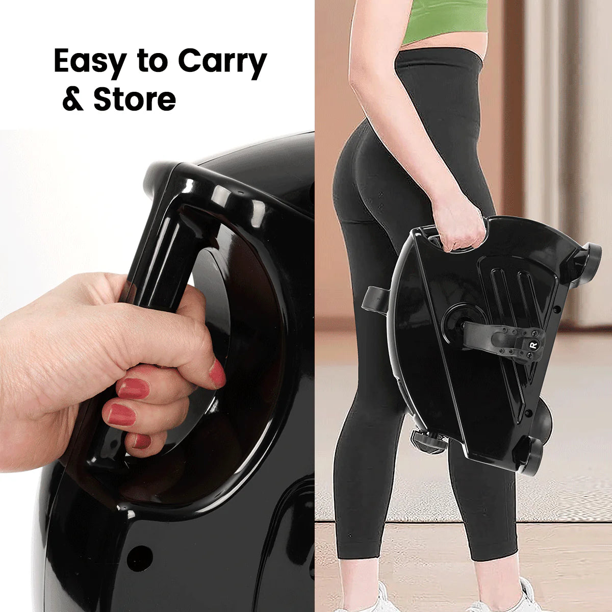 Black Adjustable Vertical Climber Exercise Machine W760