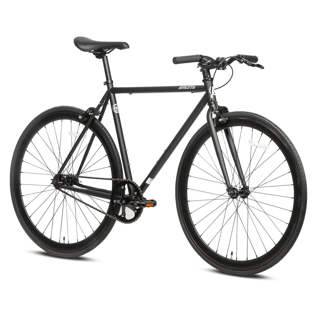 700C 58 In Single Speed Fixed Gear Bike, Black T739