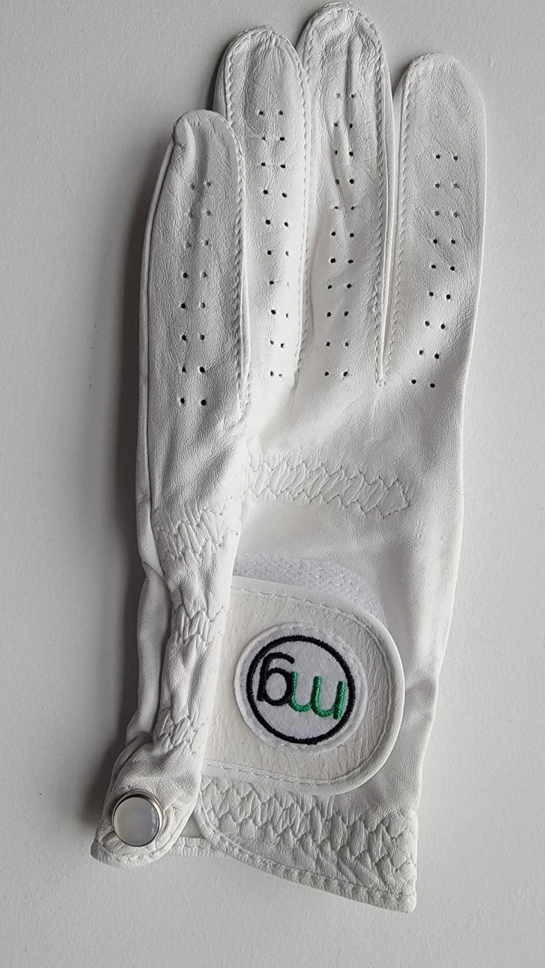 White Leather Golf Glove 2-Pack C92726