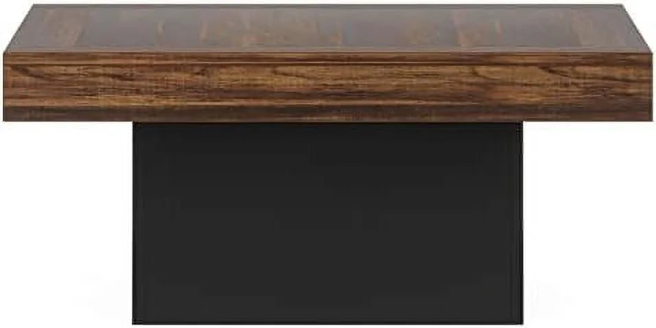 Square LED Engineered Wood Coffee Table K537