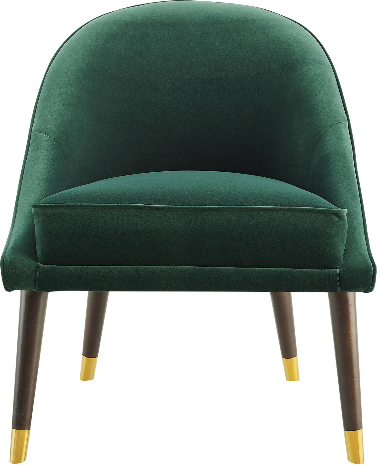 Green Velvet Accent Chair Y406525