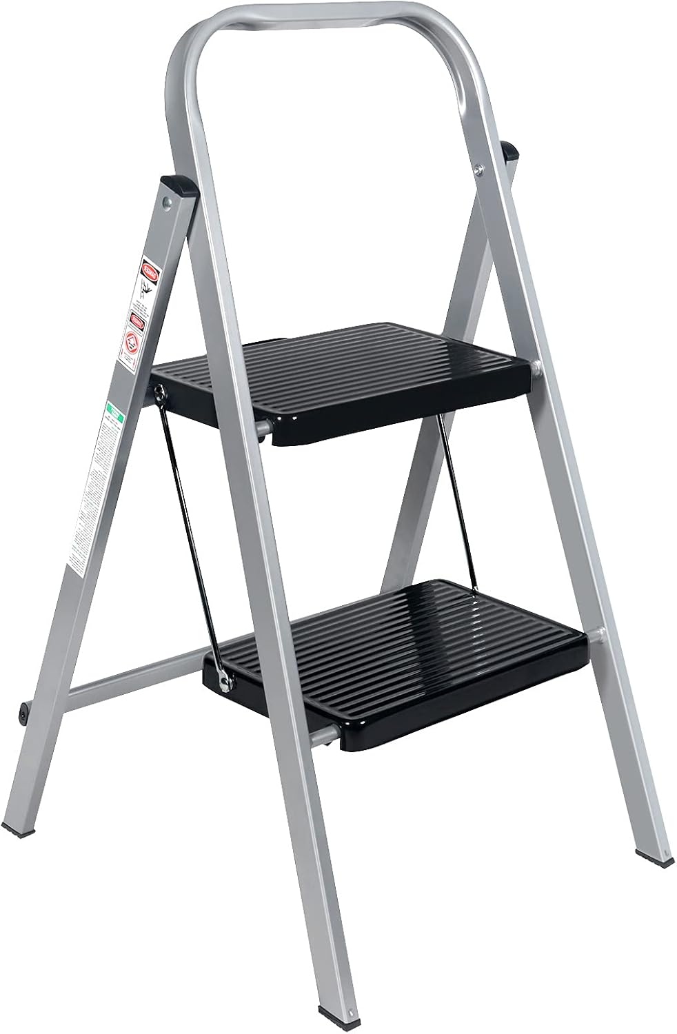 2 Step Folding Step Stool with Anti-Slip Feet Q510039