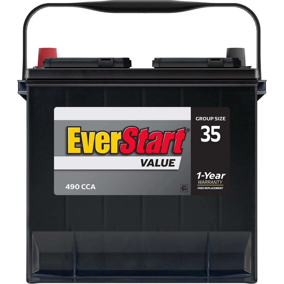 Lead Acid Automotive Battery Group Size 35 12 Volt 490 CCA N198