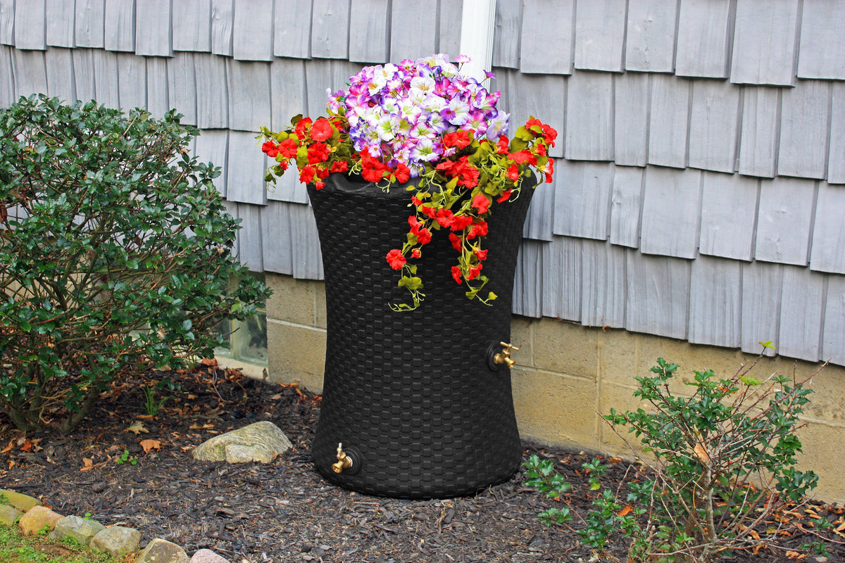 Black 50 Gallon Rain Saver M266730