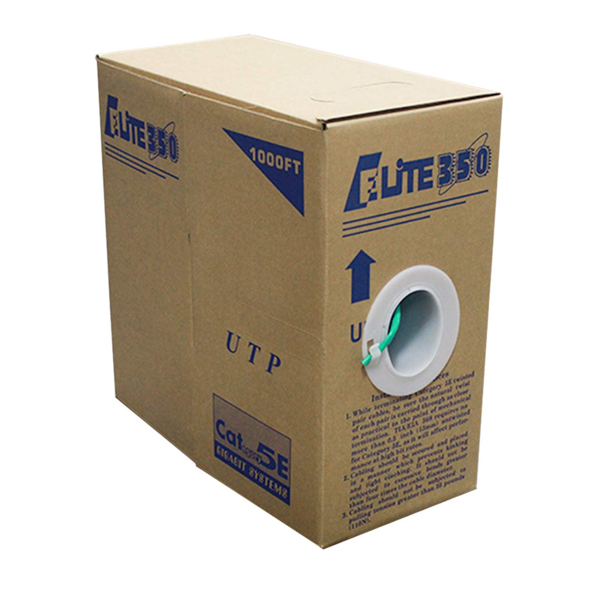 Pink 1000ft Bulk Ethernet Cable UTP 24AWG H832