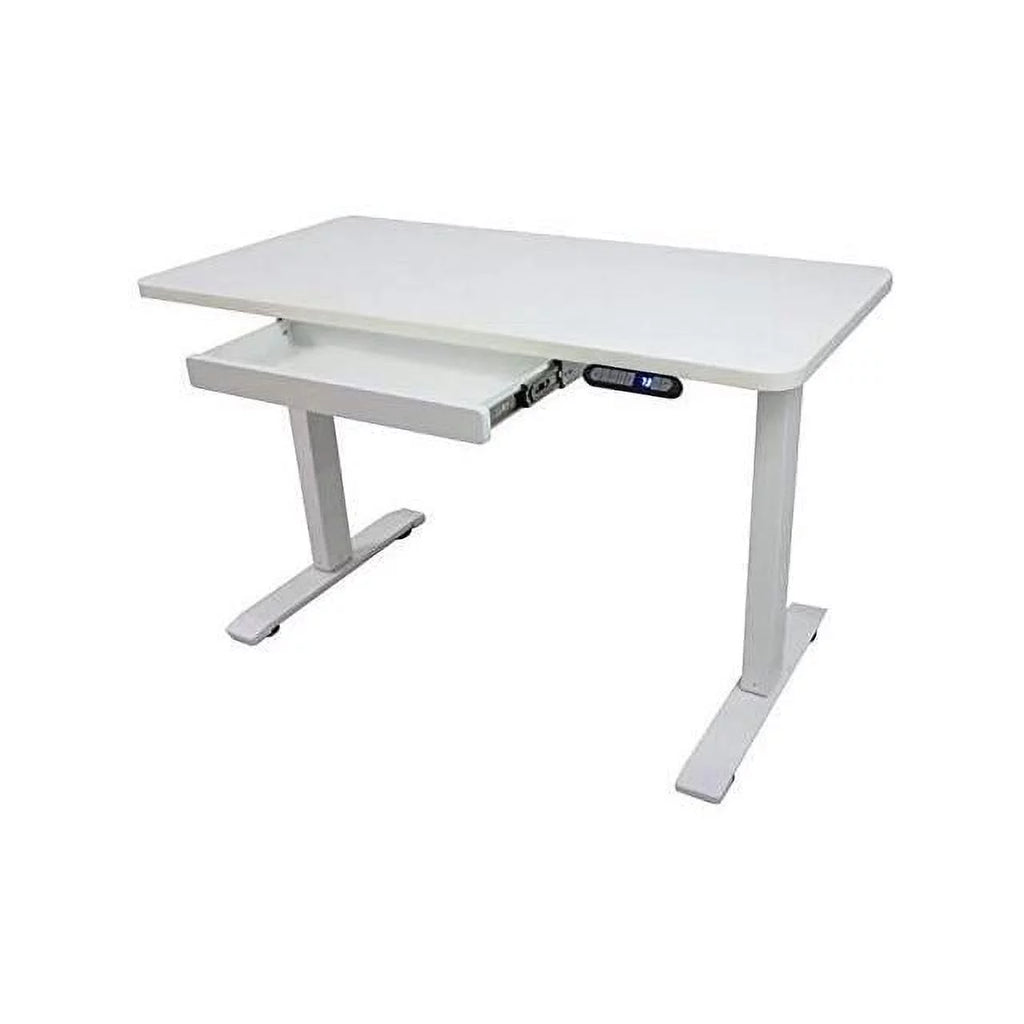 Electric Height Adjustable Desk 24"x48" Snow White V952732