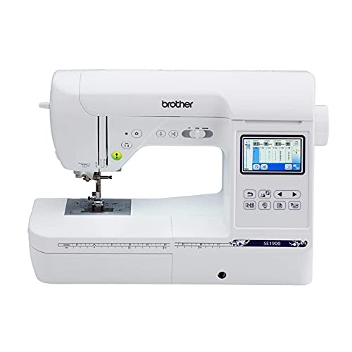 Computerized Sewing and Embroidery Machine, 138 Designs, 240 Built-in Stitches, 5" x 7" Hoop Area, 3.2" LCD Touchscreen Display, 8 Feet T74911