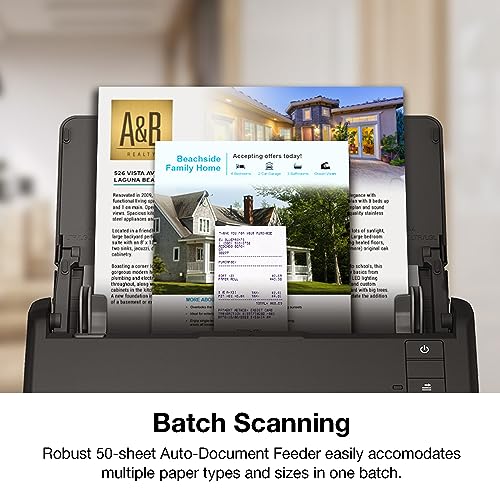 Color Duplex Desktop Document Scanner with Auto Document Feeder Z609002
