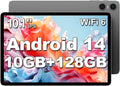 10 inch Android 14 Tablet 10GB RAM 128GB ROM Octa Core HD Bluetooth 5.4 Dual Camera L798618
