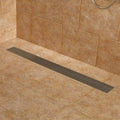 36x22 Brushed Stainless Steel Linear Shower Drain Q4165