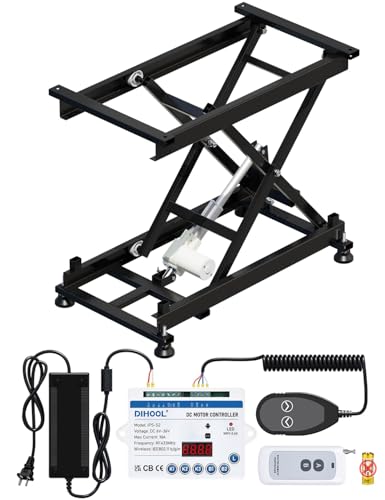Electric Scissor Lift Table 350Lbs Height Adjustable Electric Lifting Platform V208