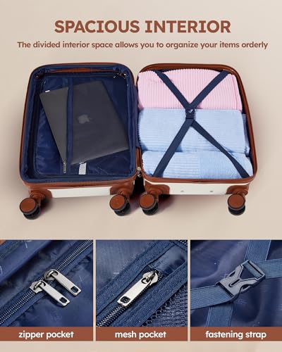 3 Piece Hardshell Expandable Luggage Set with TSA Lock M70114