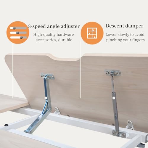 Adjustable Height Overbed Table with Wheels G248552