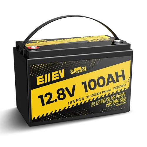 12V 100Ah LiFePO4 Battery with 100A BMS D3554