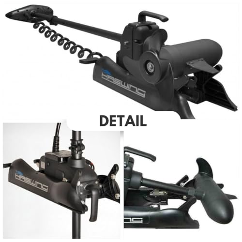 12V 55LB 54 Inch Shaft Electric Trolling Motor with Remote Control X778