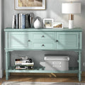 Light Green Console Table with 2 Drawers I14438