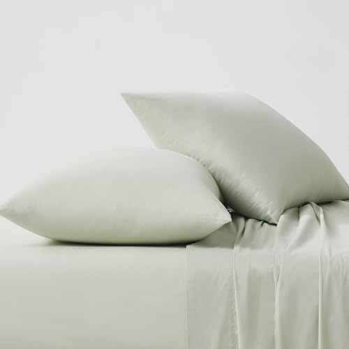 Navy Queen 4-Piece Organic Cotton Sheet Set Y57275