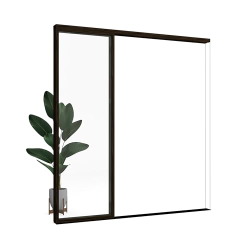 90"x80" White Triple Pane Multi Sliding Glass Wall Room Divider with Aluminum Framed Clear Tempered Glass Z34440