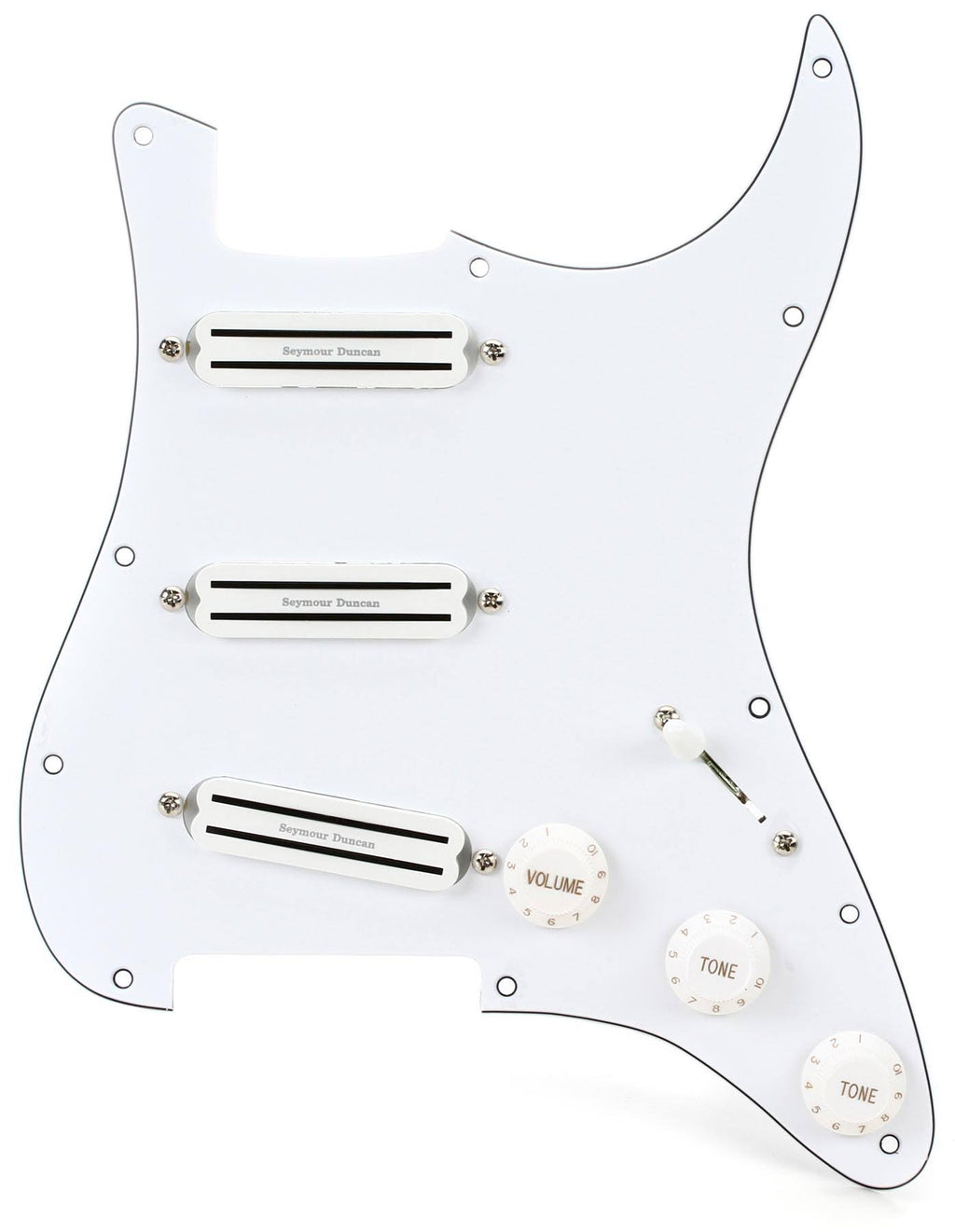 White Loaded Pickguard J920