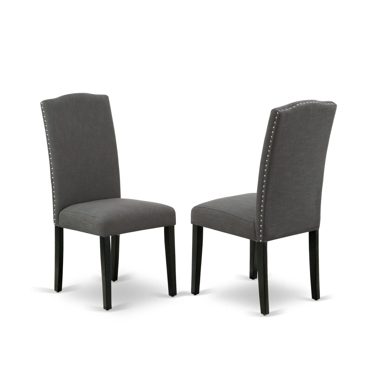 5-piece Wood Dining Set in Black/Dark Gotham Gray B261134