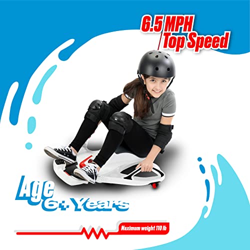 White Electric Ride On Toy with 12V 7AH Rechargeable Battery W417