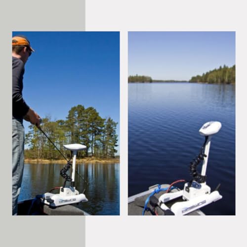 12V 55LB 54 Inch Shaft Electric Trolling Motor with Remote Control X778