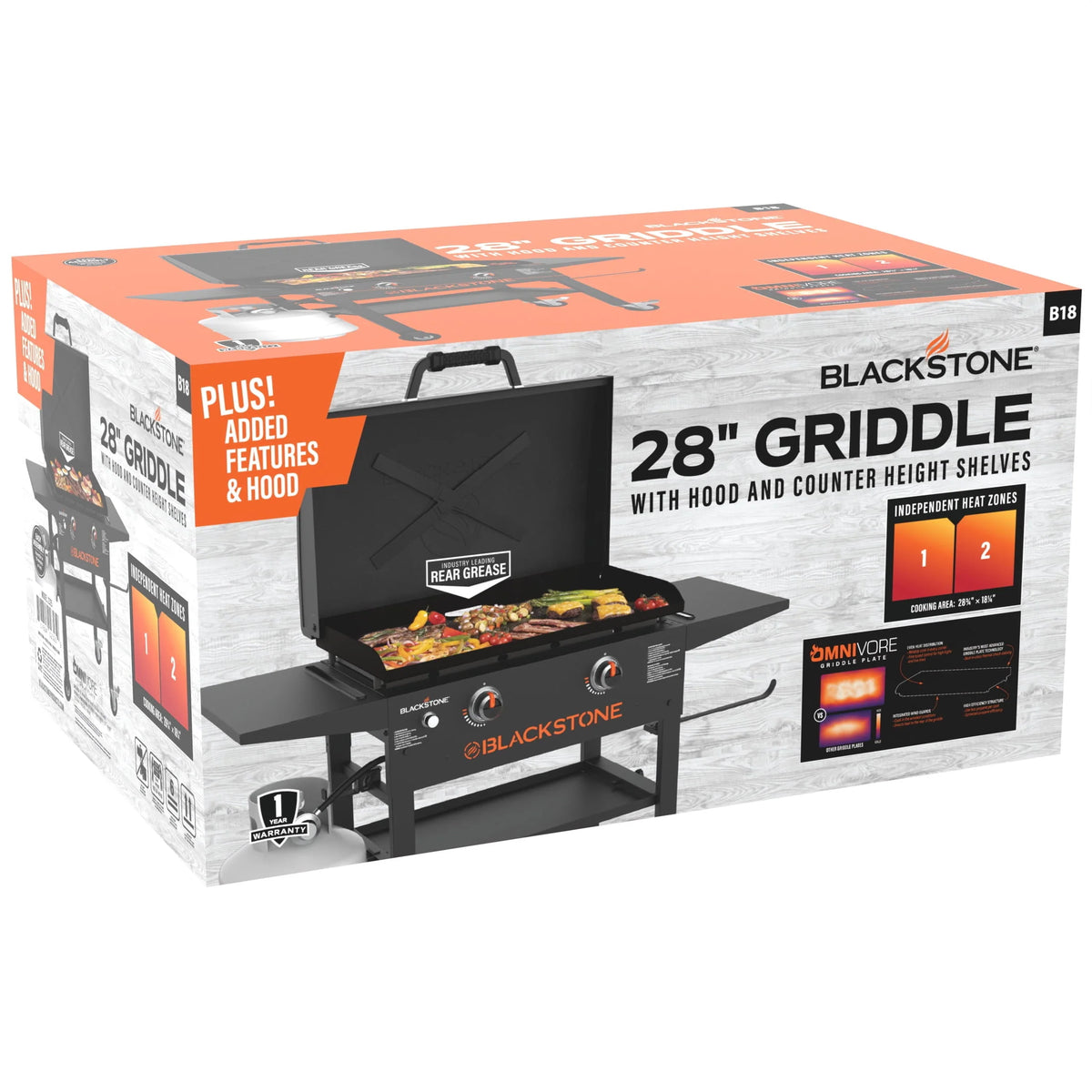 28" Propane Griddle with Hood W7177