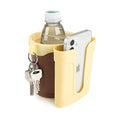 3-in-1 Bike Cup Holder with Cell Phone Keys Holder, Grey Green B139460