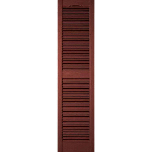 14 1/2 inch x 62 inch Vinyl Open Louver Shutters Y780417