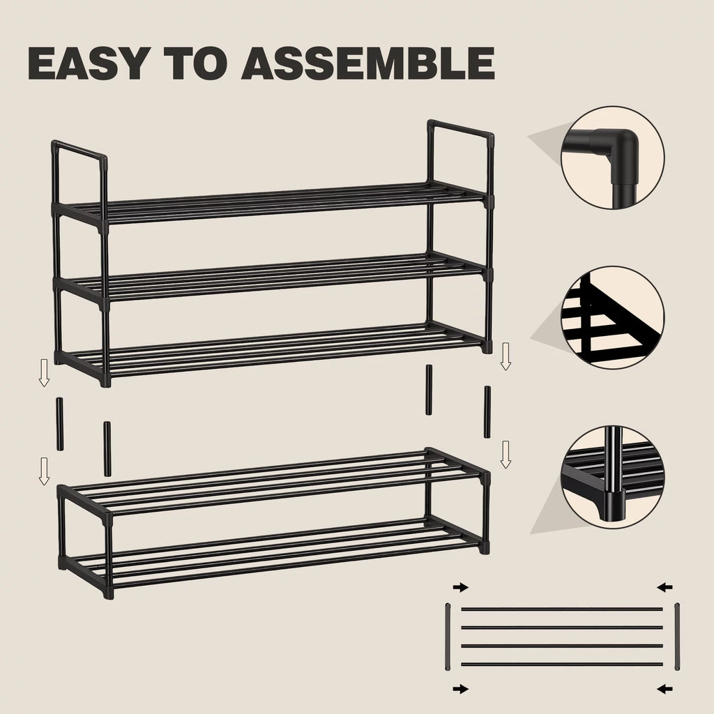 5-Tiers Stackable Shoe Rack G689