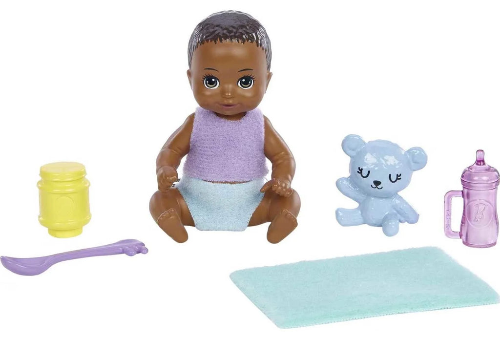 Argyle Skirt Doll with 2-Tone Hair, Baby Doll & 5 Pieces U483305