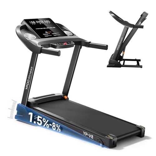 Auto Foldable Treadmill with Incline, 300 lbs Weight Capacity H919107