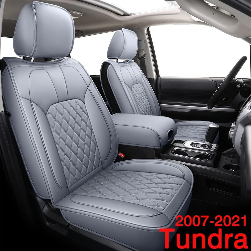 Black Water Proof Faux Leather Rear Seat Covers X264919