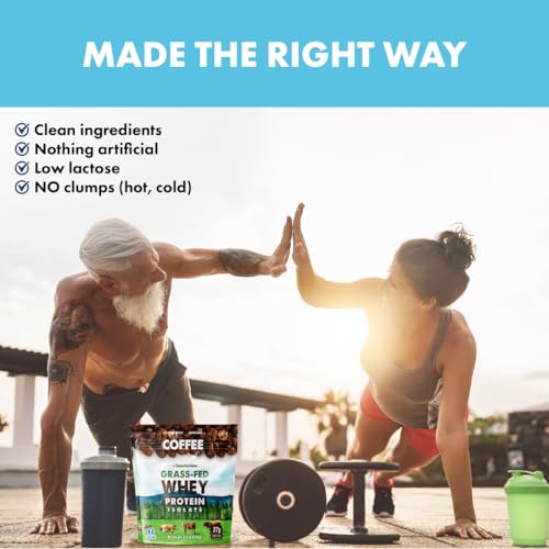 Unflavored Grass Fed Whey Isolate Protein Powder 5lb Q1130