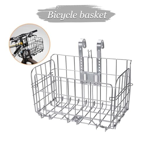 Metal Adjustable Wire Bike Basket S9635