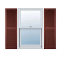 14 1/2 inch x 62 inch Vinyl Open Louver Shutters Y780417