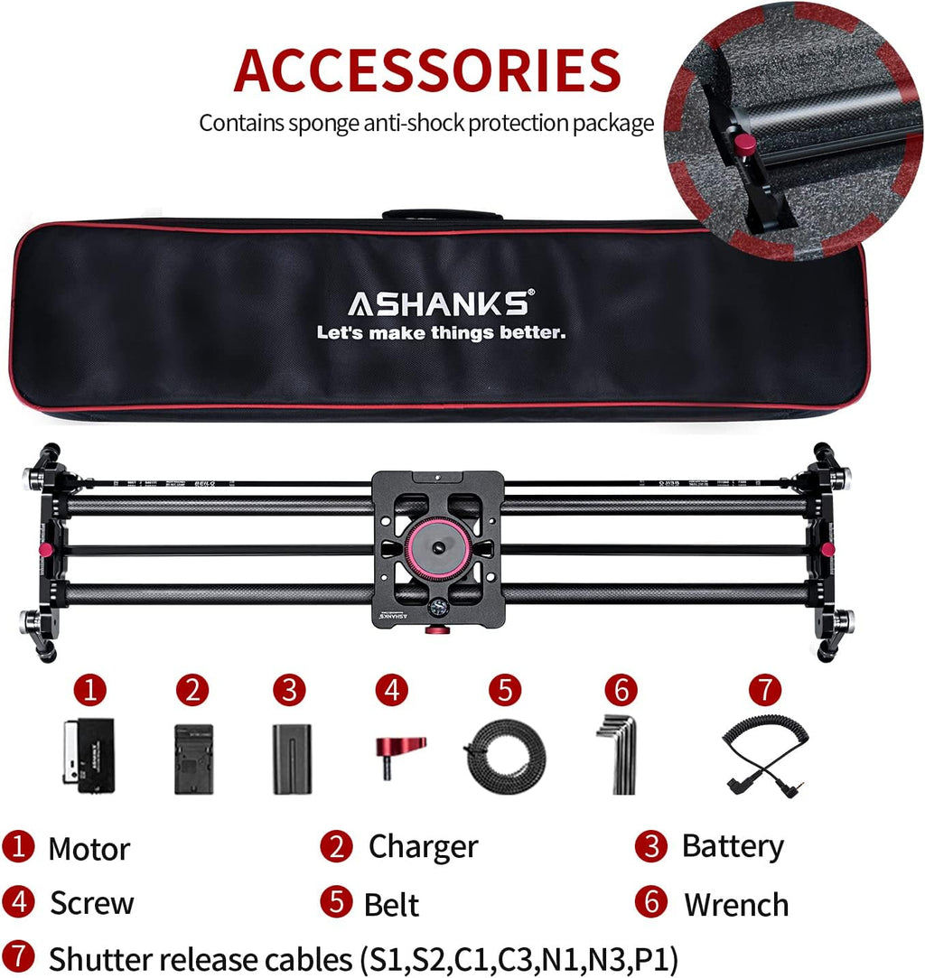 Motorized Carbon Fiber Camera Slider U12463