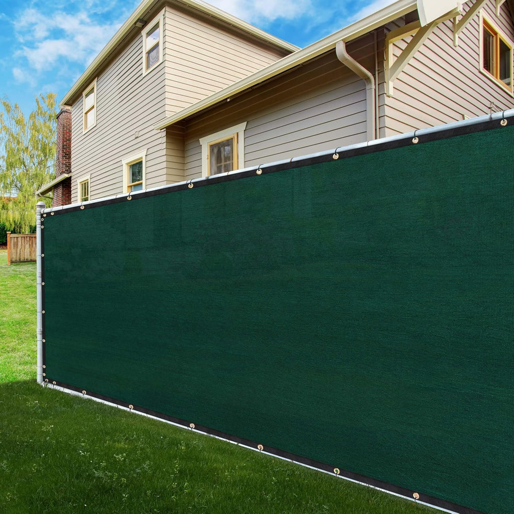 5' x 50' Green HDPE Fence Privacy Screen with Grommets T81593