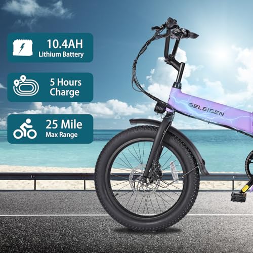 20"×3.0 Fat Tire Folding Electric Bike with 374.4Wh Battery I185679