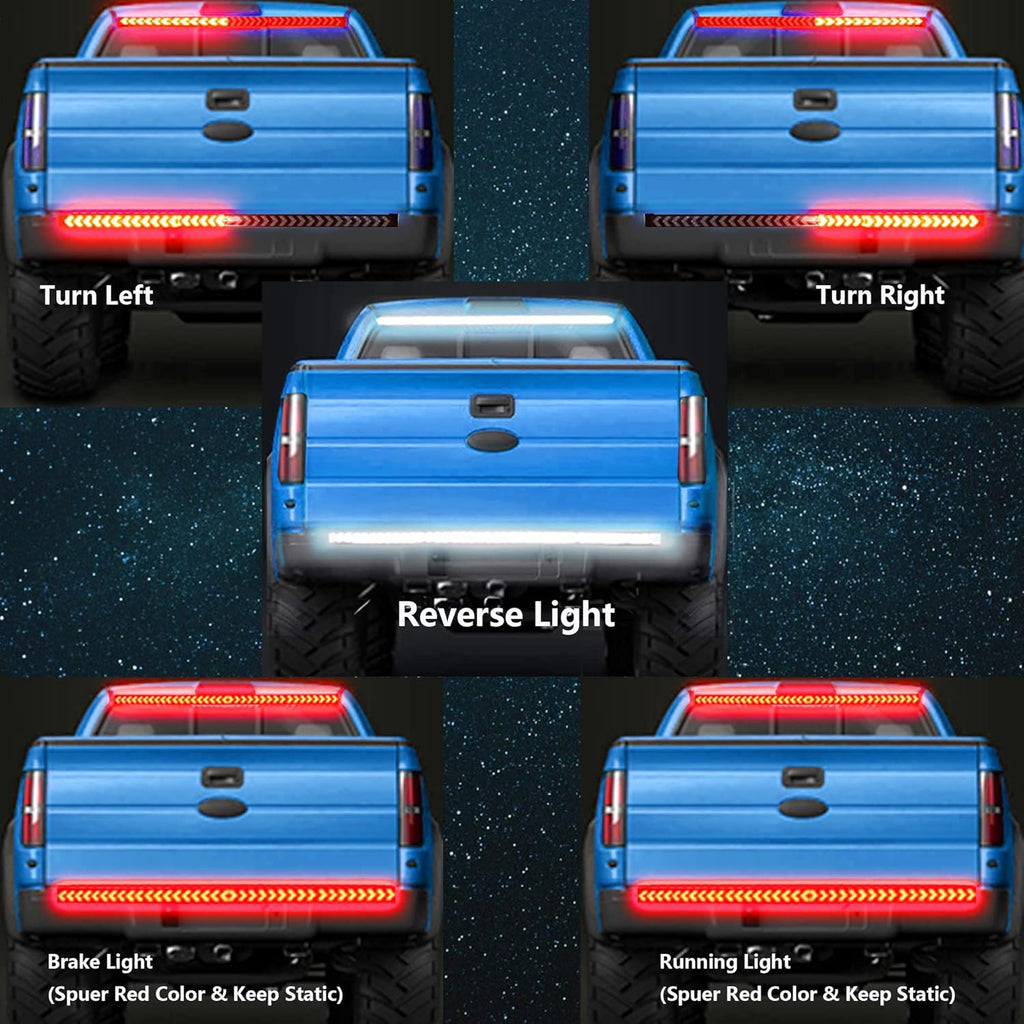 48in Waterproof 5-Row Truck Tailgate Light Bar Y8615