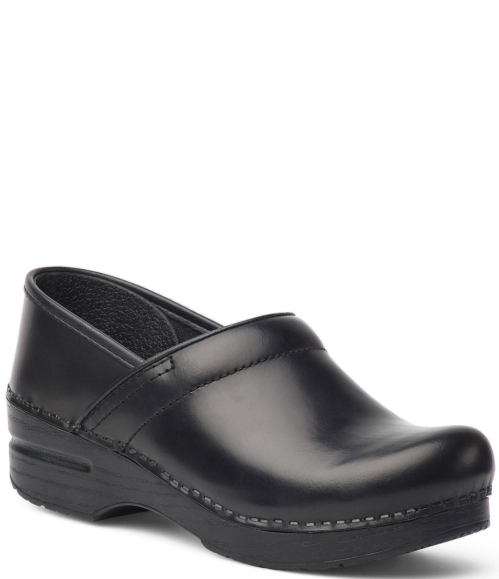 Black Wide Professional Clogs V894