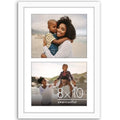12x18 Collage Picture Frame with Shatter-Resistant Glass – Black Q700