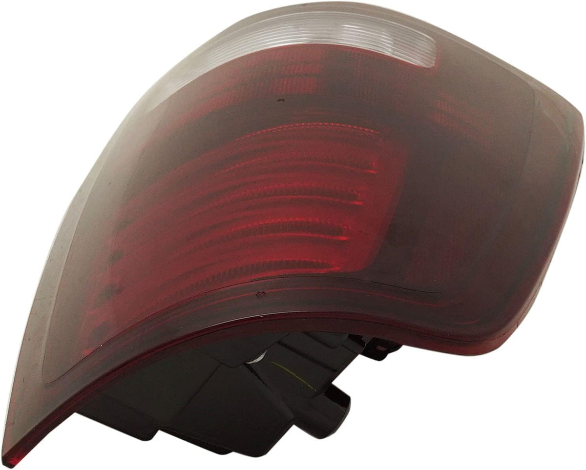 Tail Light Compatible with 2013-2018 Ram 1500 and 2017-2018 Ram 2500 Clear & Red Lens Black Interior LED With bulbs Driver Side H200659
