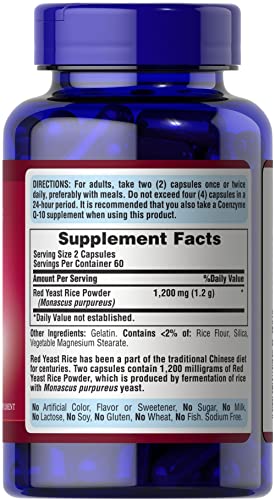 Red Yeast Rice 600 Mg, 120 Count G23630