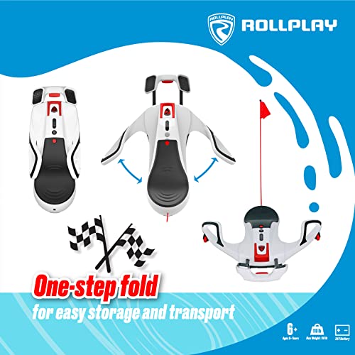 White Electric Ride On Toy with 12V 7AH Rechargeable Battery W417