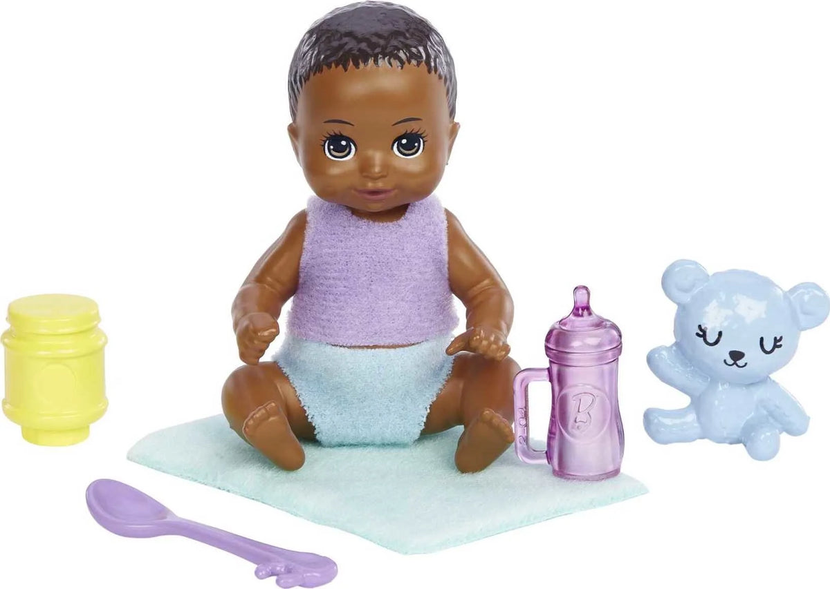 Argyle Skirt Doll with 2-Tone Hair, Baby Doll & 5 Pieces U483305