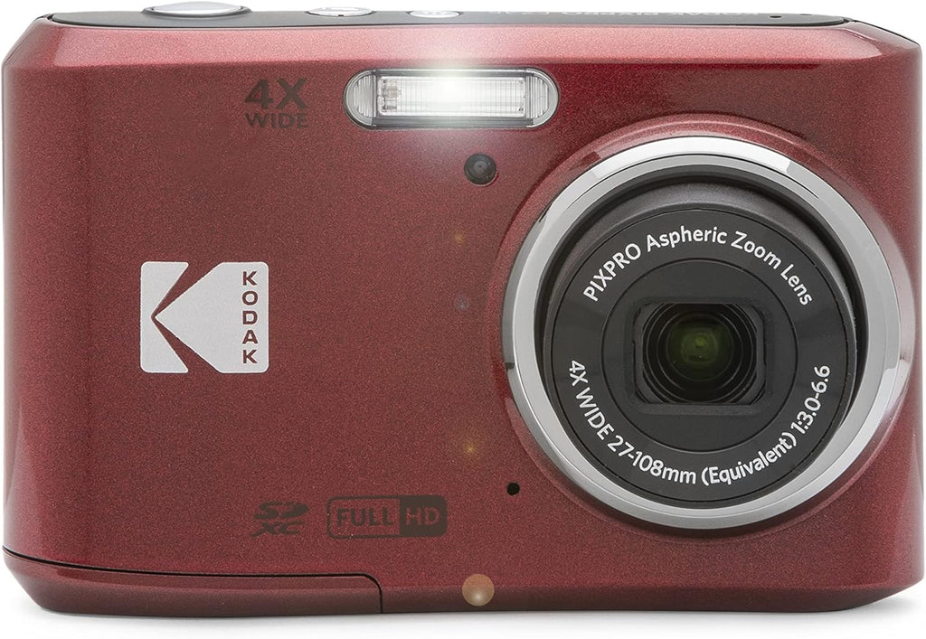 Red Digital Camera with 64GB SD Memory Card Y7450